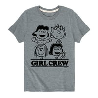 Фъстъци - Момиче Екипаж-Малко Дете И Младежи С Къс Ръкав Графичен Тениска