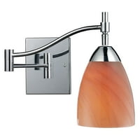 Celina Light LED Swingarm Sconce in Dark Rust 10151 1DR-SY-LED