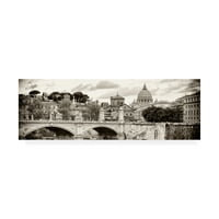Изкуство Долче Вита Рим град мост трети-Филип Хюгонар