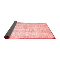Ahgly Company Indoor Round Персийски червени традиционни килими, 6 'кръг