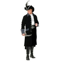 Южно море пиратско палто костюм за възрастни