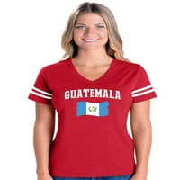 - Тениски на женски футбол Fine Jersey - Гватемала