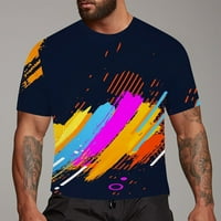 Мъжки тениски ризи Унизани 3D модни отпечатани ризи за възрастни с къси ръкави Тениски от тениски мъжки тениски мъжки тениски