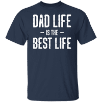 Графика Америка баща живот е най-добрият живот ден на бащата риза за татко мъжки тениска