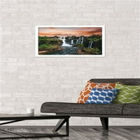 Чудеса на света - плакат за стена Iguazu Falls, 14.725 22.375
