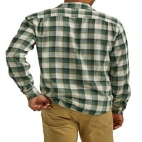 Вранглер® Мъжка риза с дълъг ръкав облак фланела, размери с-5КСЛ