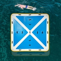 Надуваема Док платформа, надуваема плаваща Док фута с електрическа въздушна помпа