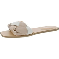 Marc Fisher Womens Bolier Fau Leather Slide Slide Sandals