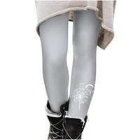 Есенна и зимна модна отпечатък на женския печат тънки ботуши панталони Женски гамаши Tietoc