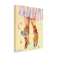 Търговска марка изобразително изкуство 'балетни чехли' платно изкуство от Памела к. Биър