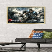 Gears of War - ключов арт стенен плакат, 22.375 34