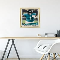Jacksonville Jaguars - Travis Etienne Jr. Wall Poster, 14.725 22.375 рамки