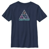 Момче Lightyear Triangle лого графичен тройник синьо малък