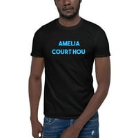 Синя тениска с къс ръкав на Amelia Court Hou с неопределени подаръци
