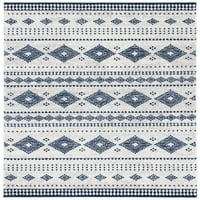 Adirondack Endika Southwest Area Rug, сиво тъмно сиво, 5'1 7'6