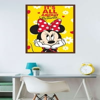 Disney Minnie Mouse - Класически плакат за стена, 22.375 34
