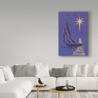 Изобразително изкуство 'плаване под звездата' платно изкуство от колекция крокет