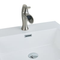 EVIVA SWAN Луксозен воден падащ еднократна мивка за мивка за баня