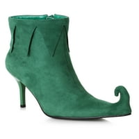 Дамски петата зелена празнична Обувка