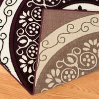 Обединени тъкачи Брасери уютен свит слива тъкани олефин област килим или бегач