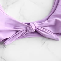 За жени вратовръзки отпред заливане на бикини бански костюми Lilac L