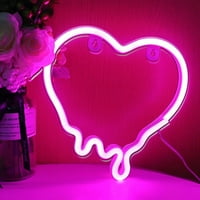 Fongwan Neon Signs, стена неонови знаци декор лампа неонови светлини за стена USB батерия, задвижвана за стая, бар, парти, сватбена рогованка