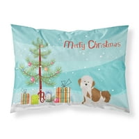 Carolines Treasures CK3458PILLOWCASE HAVANESE Коледно дърво плат Стандартна калъфка за възглавници, стандарт, многоцветна