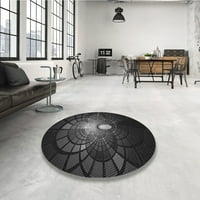 Ahgly Company вътрешен правоъгълник с шарени въглеродни сиви килими, 7 '10'