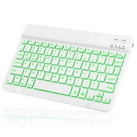 U Лека ергономична клавиатура с фонова RGB светлина, много устройство Slim Arfangeable Cleetow