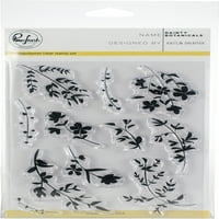 Pinkfresh Studio Clear Stamp Set 4 x6 -Dainty Botanicals