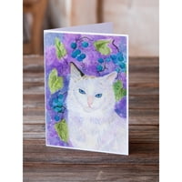 Съкровищата на Каролин котка поздравителни картички с пликове, 5 7