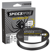 Spiderwire Superline Ultracast Braid, полупрозрачна, 50 фунта риболовна линия