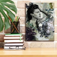 Epic Graffiti 'Green Garden 3' по дизайн Fabrikken, Giclee Canvas Wall Art, 12 x16