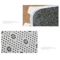 3D отпечатана сгъстена фланелна площ килим Неплъзгаща се подложка мека подловна подложка Домашна подложка, F1,15.75x