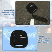 Уникални сделки без ключови силиконови корица Smart Key Key Cover Cover за Suzuki Wagon R Alto всеки лапин черно