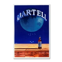 Марка изобразително изкуство Мартел платно изкуство от винтидж колекция ябълка