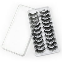 Фалшиви мигли Fau Mink Lashes чифтове 8d драматични фалшиви мигли мъдреца котешка очи стил луксозен обем миначни мигли мултипак