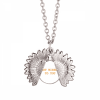 Bestwishes Art Deco Fashion Sunflower Колие с висулка медальон бижута бижута