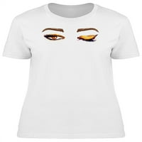 Тениска на силуета на силуета на окото-Image от Shutterstock, женски хх-голям