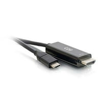 C2G USB адаптер, HDMI адаптер, USB C до HDMI, 4K, 60Hz, черни, крака, кабели, за да отидете 26889