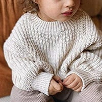 Cuhas Family Pajamas Baby Boys Girls Knit пуловер Блуза пуловер Суитчър Топла екипаж с дълъг ръкав родител-дете облекло