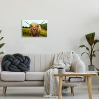 Ступел индустрии страна високопланински говеда паша живопис без рамка изкуство печат стена изкуство, дизайн от Зивей ли